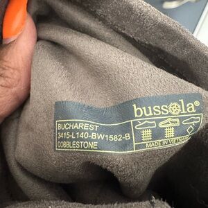 Bussola Bucharest Tall Suede Boots Size 39 = 8.5 / 9 Women's Gray